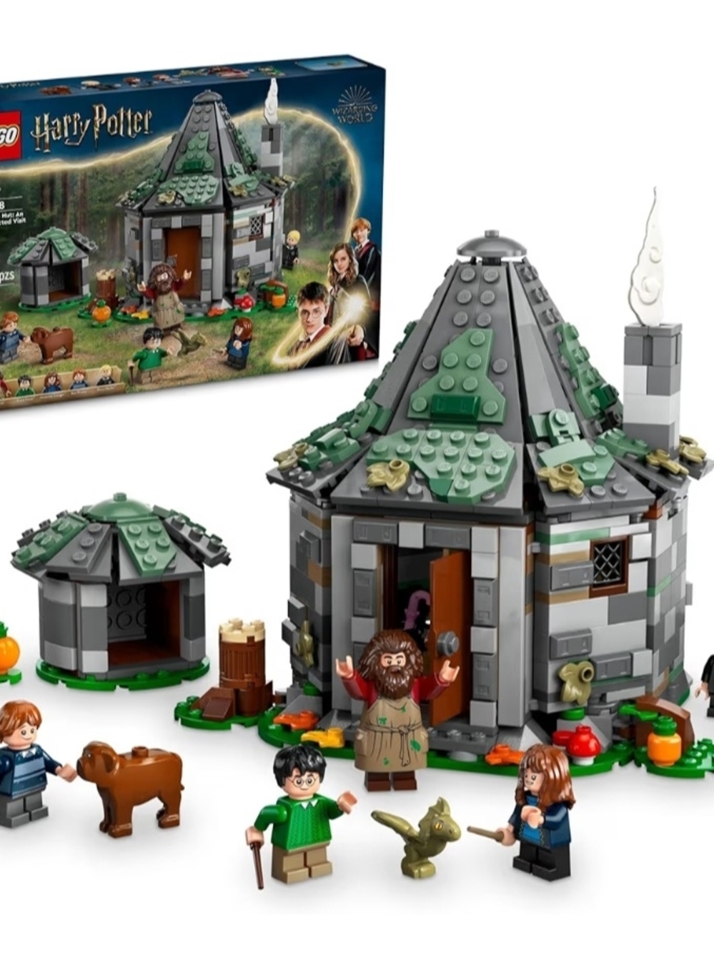 LEGO Harry Potter Hagrid's Hut Buildable Set - Green & Gray